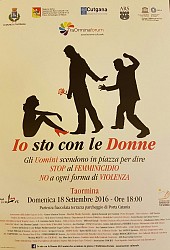 Manifestazione 18 Settembre 2016 a Taormina - contro il femminicidio