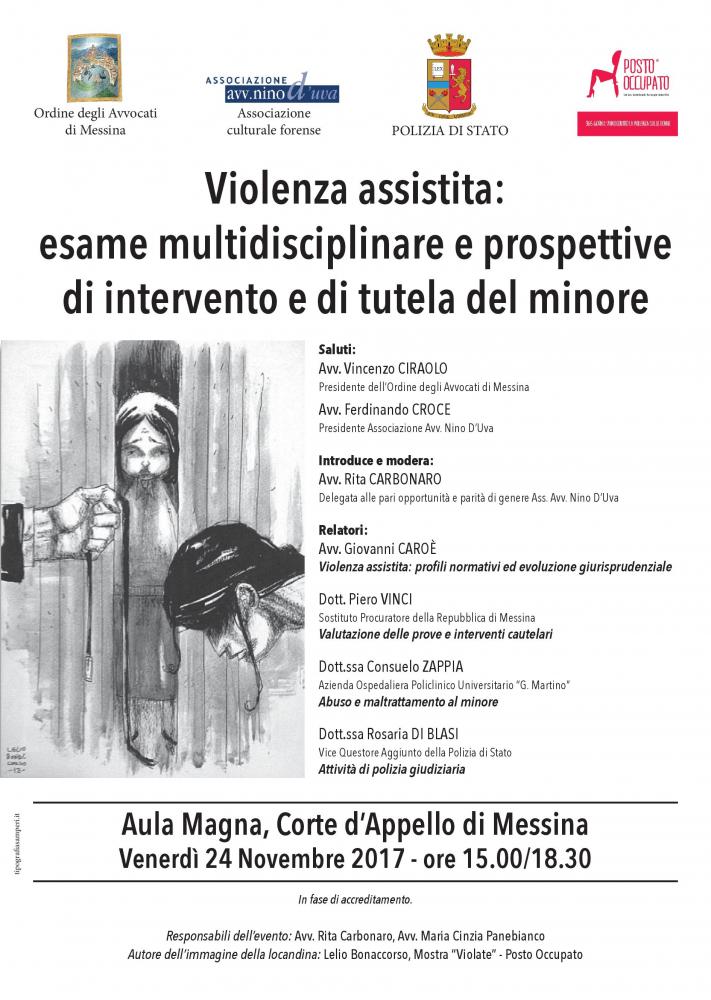 Violenza assistita: esame multidisciplinare e prospettivedi intervento e di tutela del minore