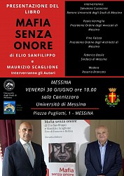 Mafia senza onore di Elio Sanfilippo e Maurizio Scaglione